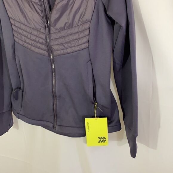 All in motion Hybrid Puffer Jacket Purple - Picture 5 of 6